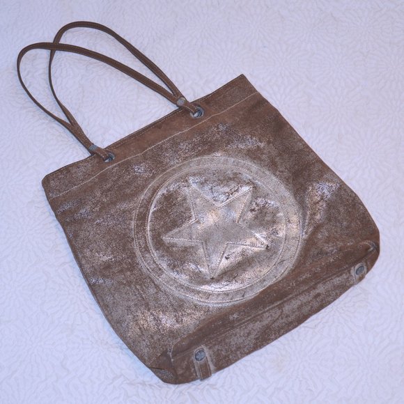 Converse One Star Metallic Tote Shoulder Bag - Picture 1 of 11
